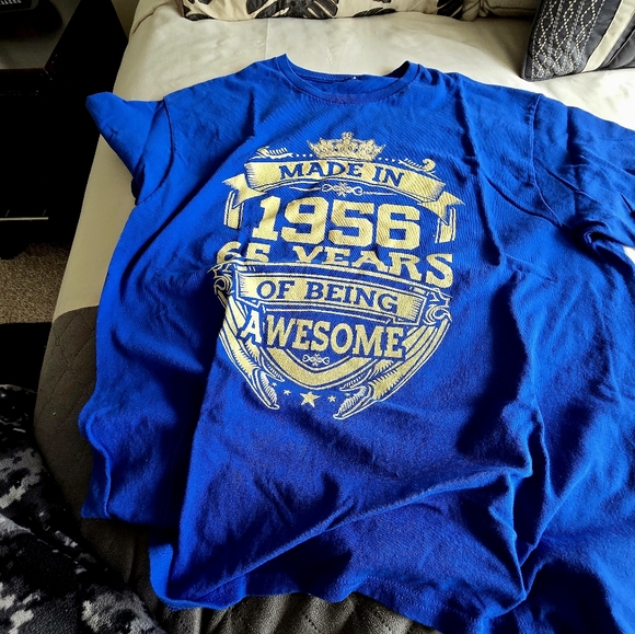 Blue Graphic Tee - 1956 Awesome Design - Picture 3 of 3